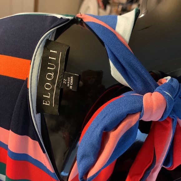 ELOQUII MULTICOLOR DRESS - Picture 9 of 9